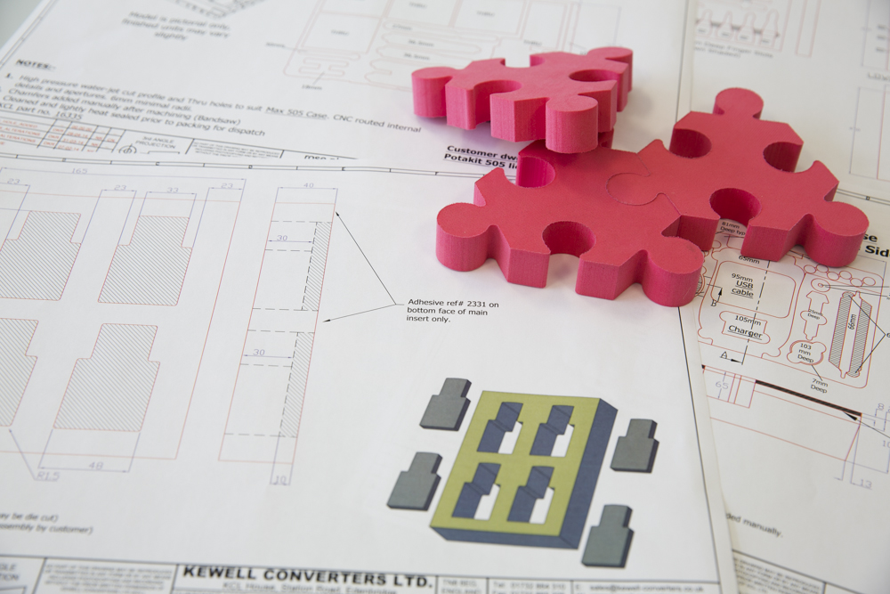 Excellerations Foam Tabletop Unit Blocks - 68 Pieces (Item #Fobl)