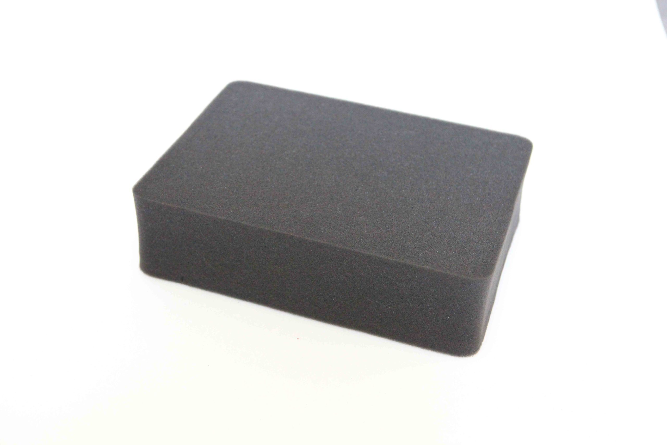 foam block with rounded edges