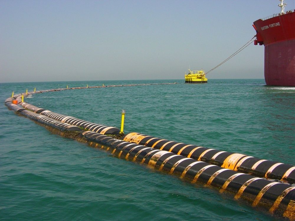Marine selfflote single carcass floating hoses